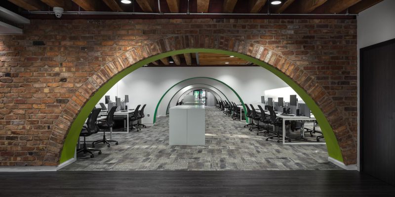 office space with commercial flooring in birmingham